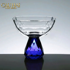 Maison Couture - Đĩa Trái Cây Pha Lê Petit Sapphire Ronde Cristalleries Fruit Bowl-Đĩa Trái Cây-CẬU HAI HOME DECOR