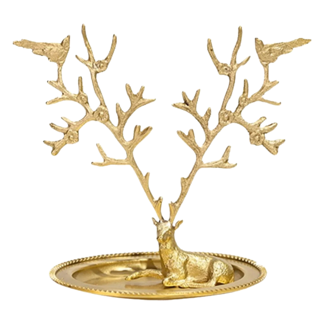 Maison Couture - Đĩa Trang Sức Arbre à Bijoux Antler Doré - Cậu Hai Home Decor