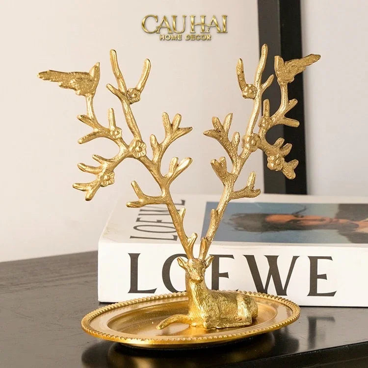 Maison Couture - Đĩa Trang Sức Arbre à Bijoux Antler Doré-SET CHÉN DĨA-CẬU HAI HOME DECOR