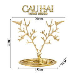 Maison Couture - Đĩa Trang Sức Arbre à Bijoux Antler Doré-SET CHÉN DĨA-CẬU HAI HOME DECOR