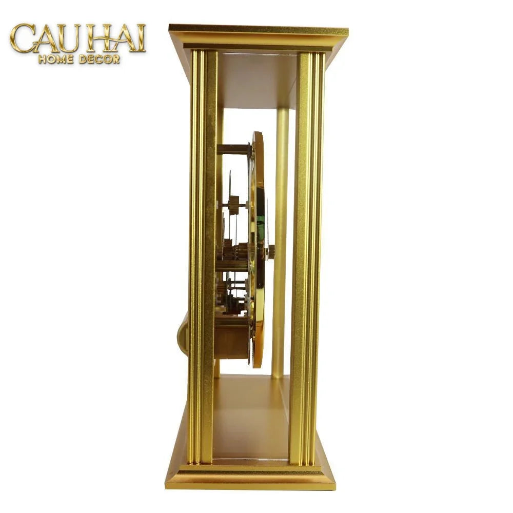 Maison Couture - Đồng Hồ Để Bàn Cổ Điển Bằng Đồng Birmingham Palais D'Or Classique 22x27-CẬU HAI HOME DECOR