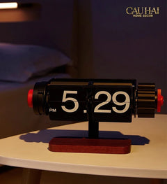 Maison Couture - Đồng Hồ Lật Để Bàn Retro Flip Clock Timepiece Savoir 12x22-CẬU HAI HOME DECOR