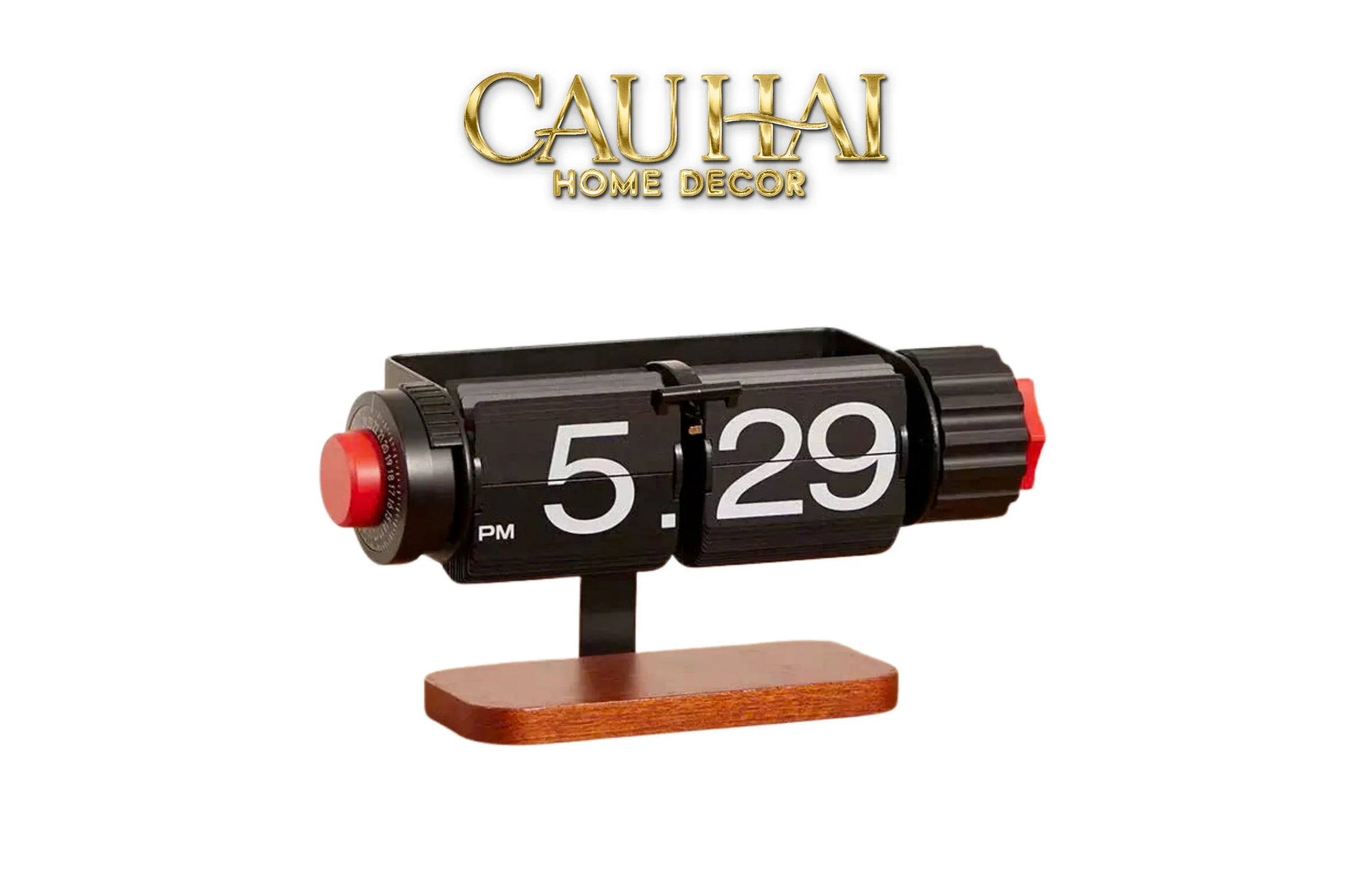 Maison Couture - Đồng Hồ Lật Để Bàn Retro Flip Clock Timepiece Savoir 12x22-CẬU HAI HOME DECOR