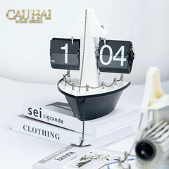 maison-couture-dong-ho-lat-retro-tau-bien-flip-clock-cruise-ship-21x8x17-cau-hai-home-decor-5 - CẬU HAI HOME DECOR