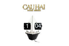 maison-couture-dong-ho-lat-retro-tau-bien-flip-clock-cruise-ship-21x8x17-cau-hai-home-decor - CẬU HAI HOME DECOR