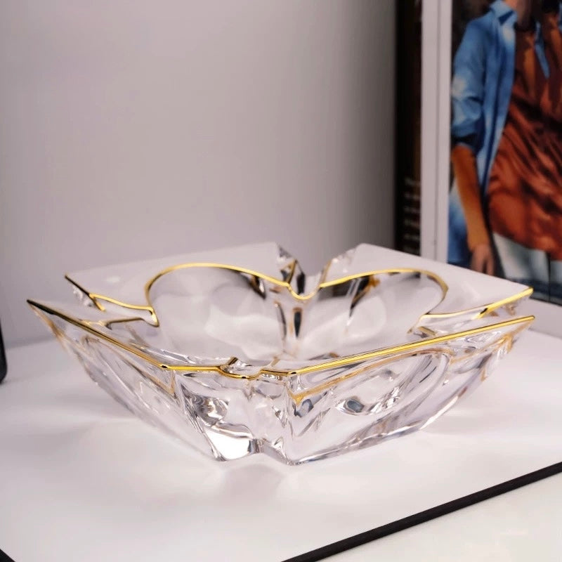 Maison Couture - Gạt Tàn Pha Lê Cristalleries Clover Lumière Bernard Ashtray D19-Gạt Tàn-CẬU HAI HOME DECOR