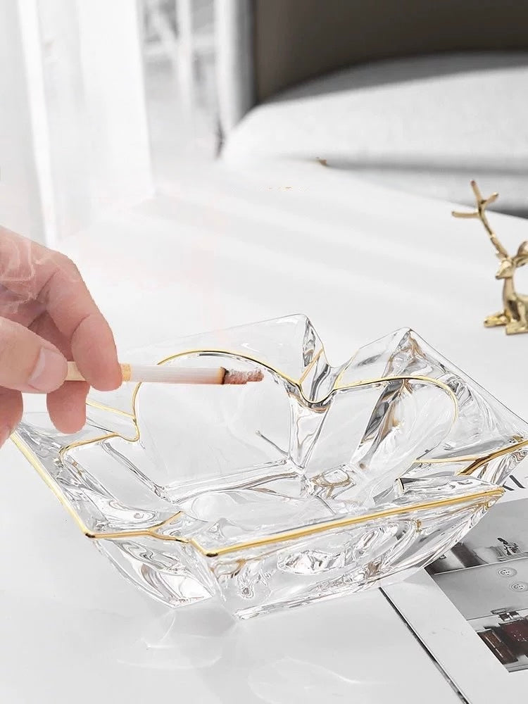 Maison Couture - Gạt Tàn Pha Lê Cristalleries Clover Lumière Bernard Ashtray D19-Gạt Tàn-CẬU HAI HOME DECOR