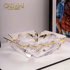 Maison Couture - Gạt Tàn Pha Lê Cristalleries Clover Lumière Bernard Ashtray D19-Gạt Tàn-CẬU HAI HOME DECOR