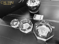 Maison Couture - Gạt Tàn Pha Lê Medusa Extravagant Cristalleries Ashtray-Gạt Tàn-CẬU HAI HOME DECOR