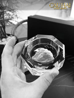 Maison Couture - Gạt Tàn Pha Lê Medusa Extravagant Cristalleries Ashtray-Gạt Tàn-CẬU HAI HOME DECOR