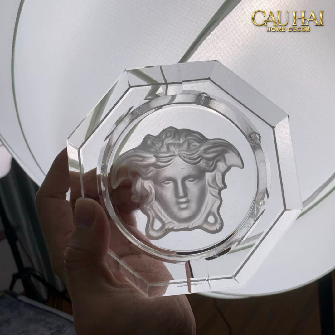 Maison Couture - Gạt Tàn Pha Lê Medusa Extravagant Cristalleries Ashtray-Gạt Tàn-CẬU HAI HOME DECOR