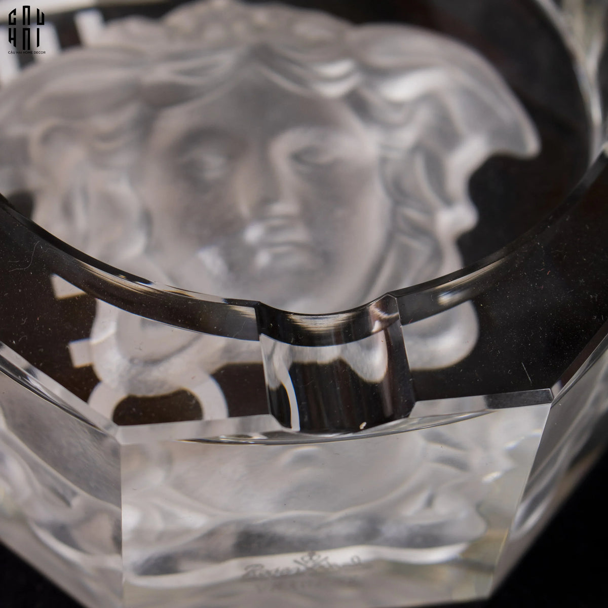 Maison Couture - Gạt Tàn Pha Lê Medusa Extravagant Cristalleries Ashtray-Gạt Tàn-CẬU HAI HOME DECOR