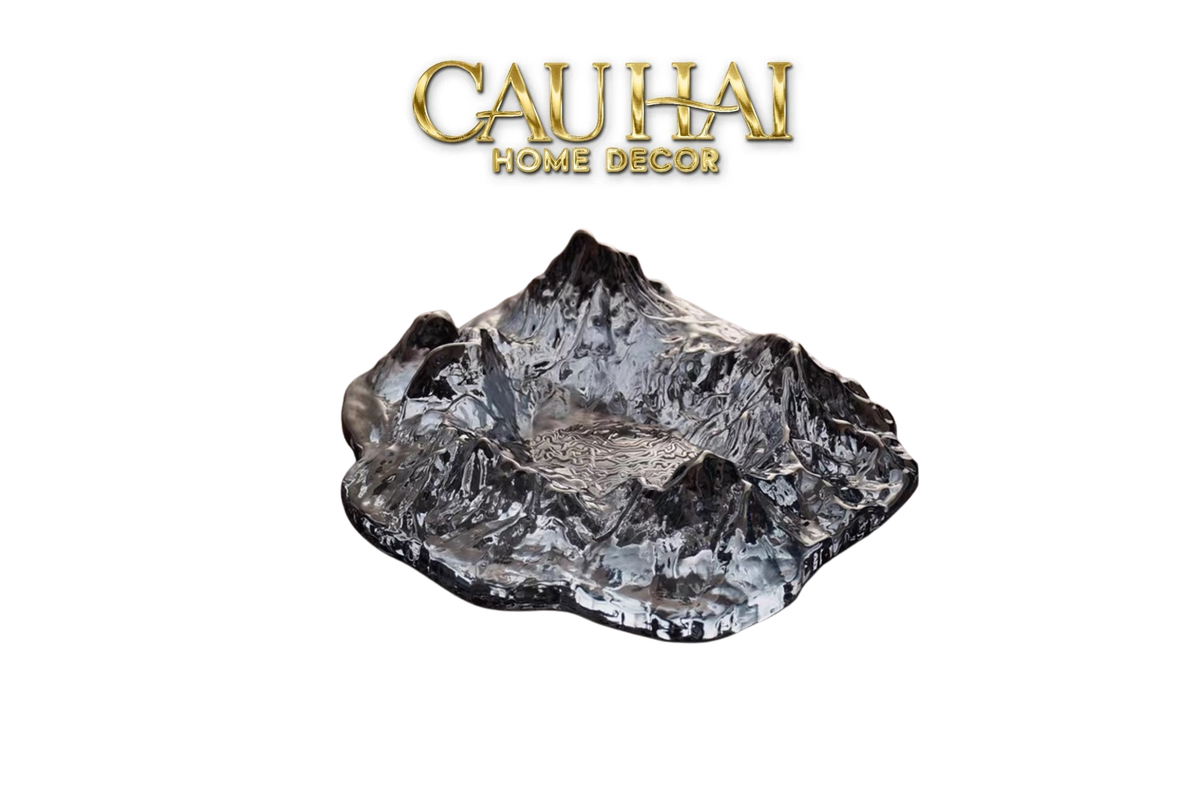 Maison Couture - Gạt Tàn Thuỷ Tinh Mont Blanc Glacier 5x18-Gạt Tàn-CẬU HAI HOME DECOR