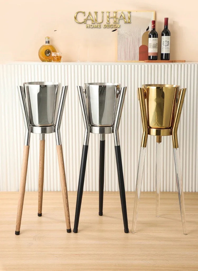 Maison Couture - Giá Chân Đế Xô Đá Regal Triptyque Ice Bucket Rack-CẬU HAI HOME DECOR