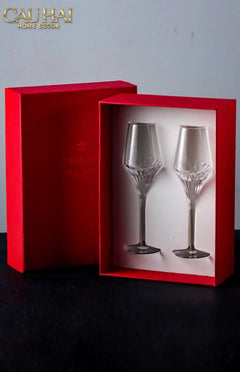 Maison Couture - Gift Set 2 Ly Pha Lê Champagne Cristalleries Louis XIII Gllasses-LY THỦY TINH-CẬU HAI HOME DECOR