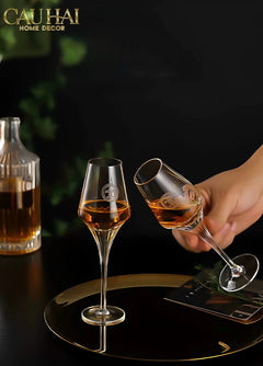 Maison Couture - Gift Set 2 Ly Pha Lê Champagne Cristalleries Louis XIII Gllasses-CẬU HAI HOME DECOR