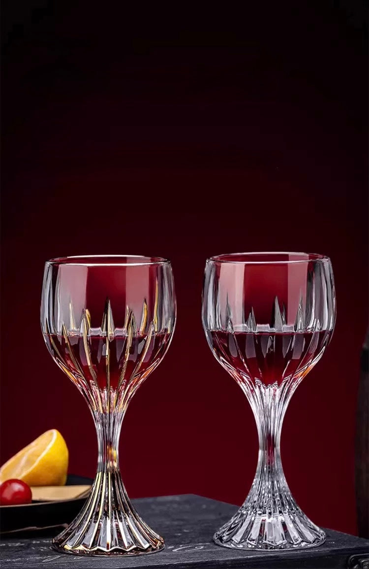 Maison Couture - Gift Set 2 Ly Pha Lê Vino Russo BCR Victoria Cristalleries Glasses - CẬU HAI HOME DECOR