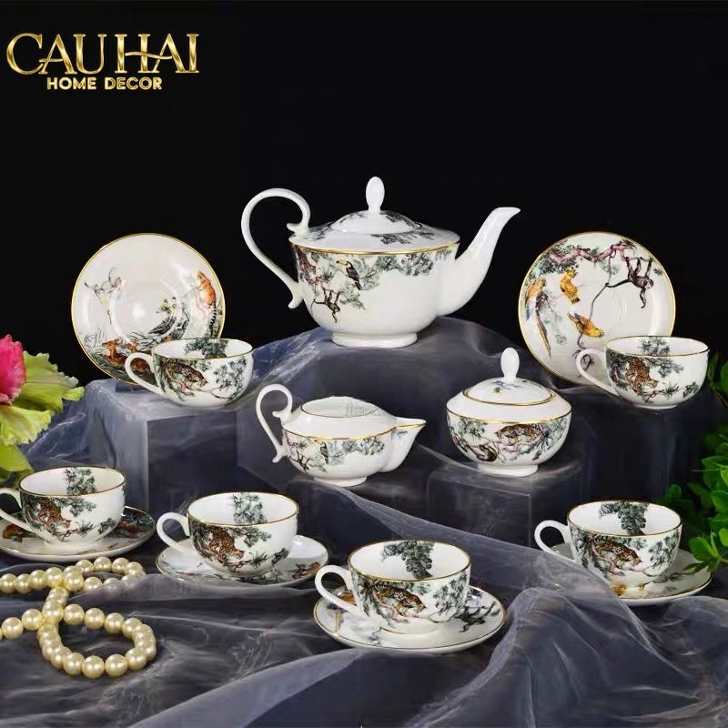 Maison Couture - Gift Set Bình Trà Allure Carnets d’Equateur Héritage Tea Set 15Pcs - CẬU HAI HOME DECOR