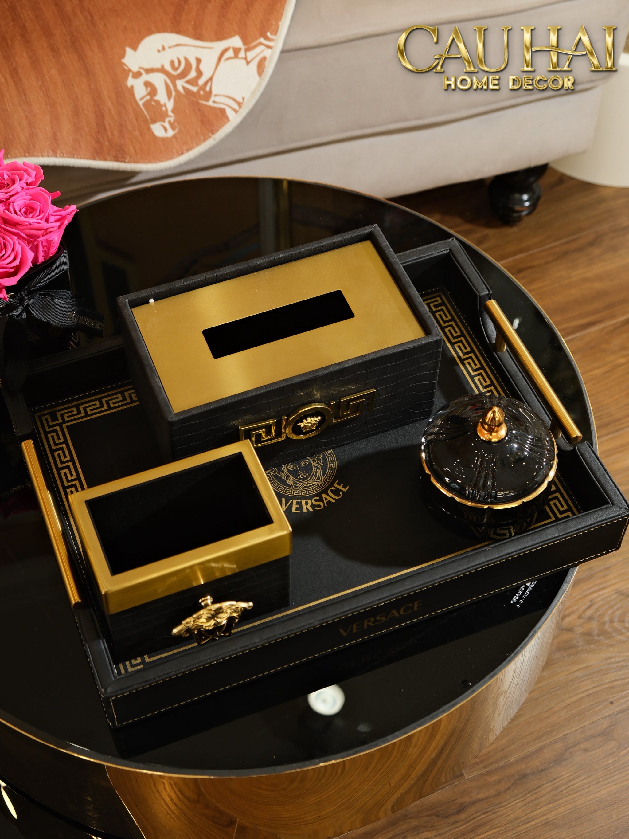 Maison Couture - Hộp Đựng Remote Brasson MeduSa V Class Limited-HỘP TRANG SỨC-CẬU HAI HOME DECOR