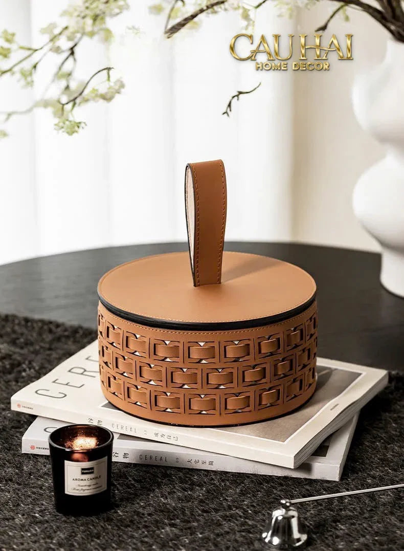 maison-couture-hop-luu-tru-boite-a-boite-de-rangement-ronde-cognac-d20-cau-hai-home-decor-6 - CẬU HAI HOME DECOR