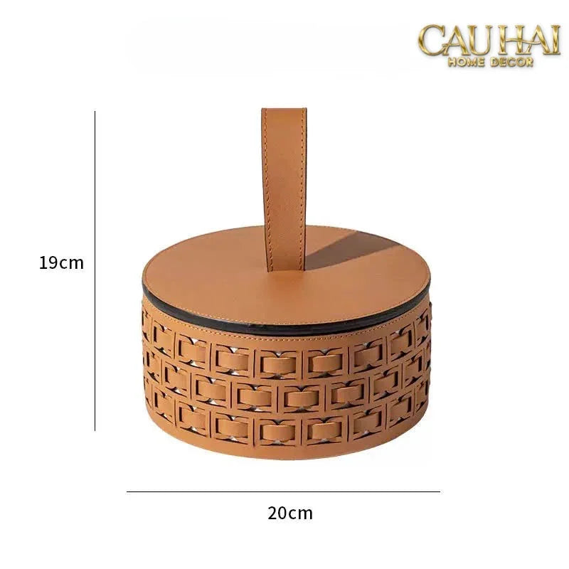 maison-couture-hop-luu-tru-boite-a-boite-de-rangement-ronde-cognac-d20-cau-hai-home-decor-8 - CẬU HAI HOME DECOR