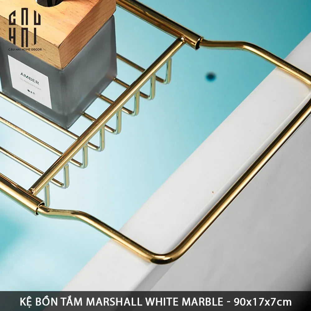 Maison Couture - Kệ Bồn Tắm Marshall Black Marble-KỆ TRANG TRÍ-CẬU HAI HOME DECOR