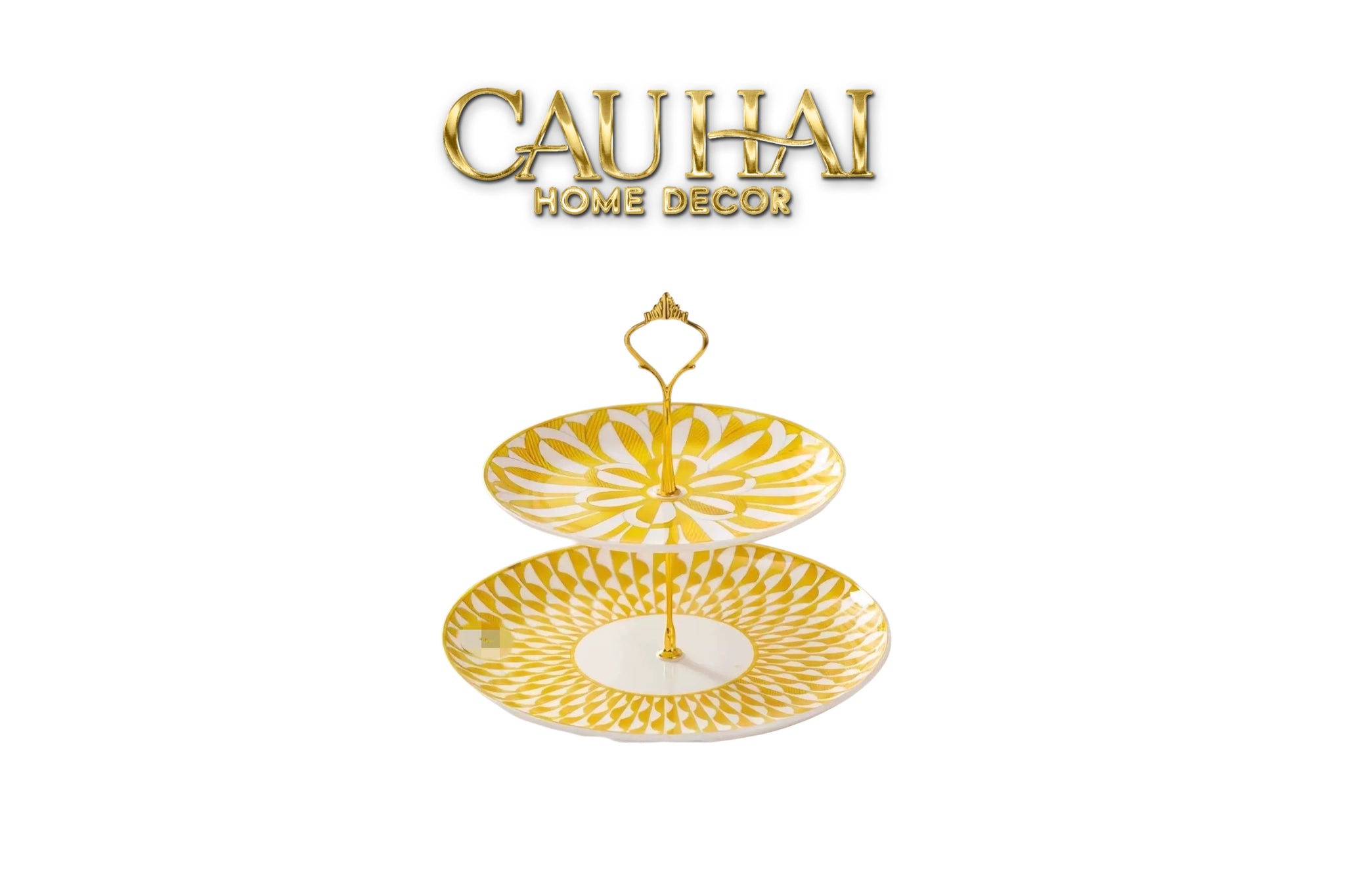 Maison Couture - Khay Bánh 2 Tầng Lumière Soleil Étagère 2 Niveaux - CẬU HAI HOME DECOR