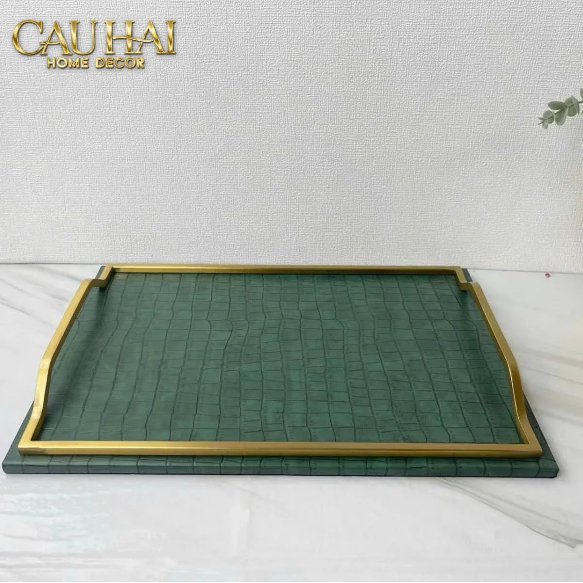 maison-couture-khay-da-emerald-cuir-croco-leather-tray-30-x-cau-hai-home-decor-5 - CẬU HAI HOME DECOR
