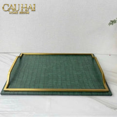 maison-couture-khay-da-emerald-cuir-croco-leather-tray-30-x-cau-hai-home-decor-5 - CẬU HAI HOME DECOR