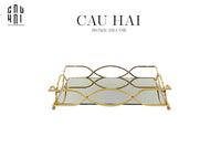 Maison Couture - Khay Gương Savoir Purity Black Mirror Tray-KHAY TRANG TRÍ-CẬU HAI HOME DECOR