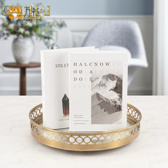 Maison Couture - Khay Gương Tròn Brasson Royale Gold D30-KHAY TRANG TRÍ-CẬU HAI HOME DECOR
