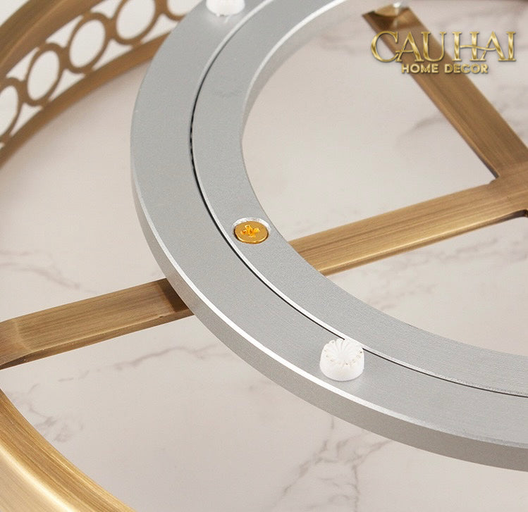Maison Couture - Khay Gương Tròn Brasson Royale Gold D30-KHAY TRANG TRÍ-CẬU HAI HOME DECOR