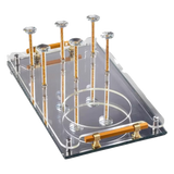Maison Couture – Khay Úp Ly Cristalleries 6 Slot 2-In-1 Bar Tray – Aurum-KHAY TRANG TRÍ-CẬU HAI HOME DECOR-CẬU HAI HOME DECOR