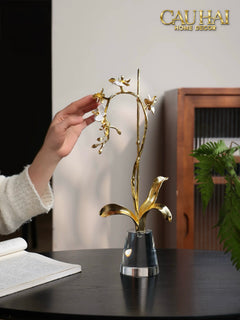 Maison Couture – Lọ Đựng Cọ Haute Orchid Golden Branches Brush Holder-CẬU HAI HOME DECOR