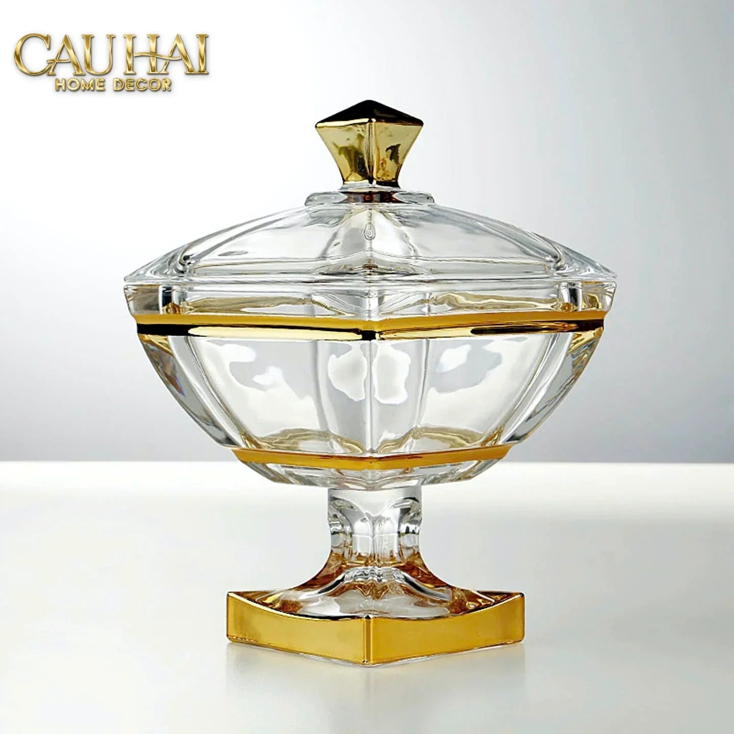 Maison Couture - Lọ Pha Lê Aureus Impérial Cristalleries Bonbonnière-CẬU HAI HOME DECOR