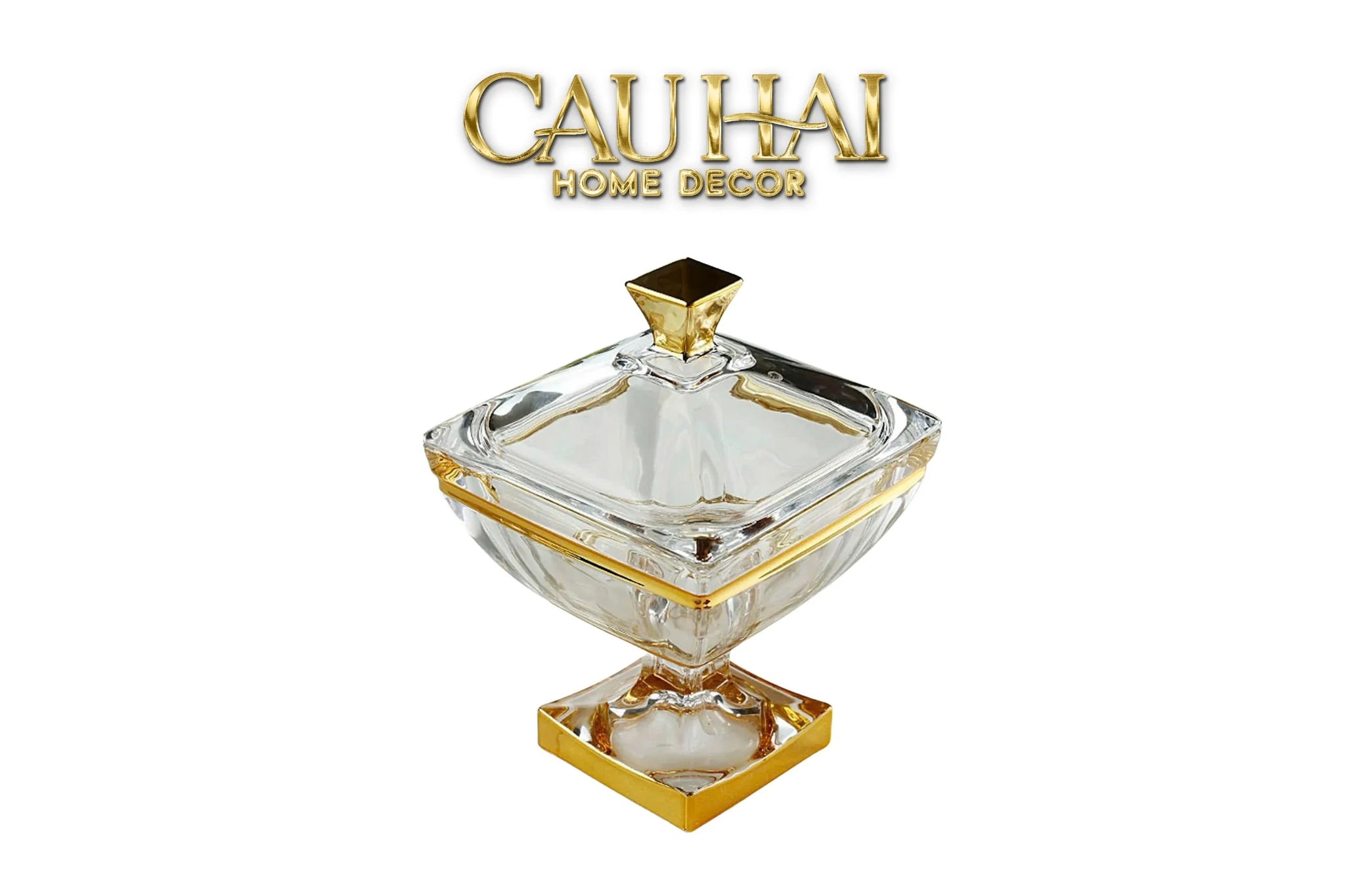 Maison Couture - Lọ Pha Lê Aureus Impérial Cristalleries Bonbonnière-CẬU HAI HOME DECOR
