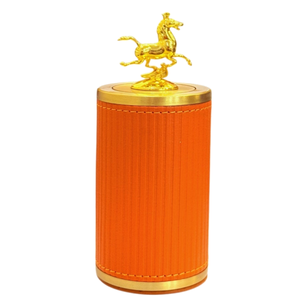 Maison Couture - Lọ Tăm Bọc Da Pégase D'Or - Cậu Hai Home Decor