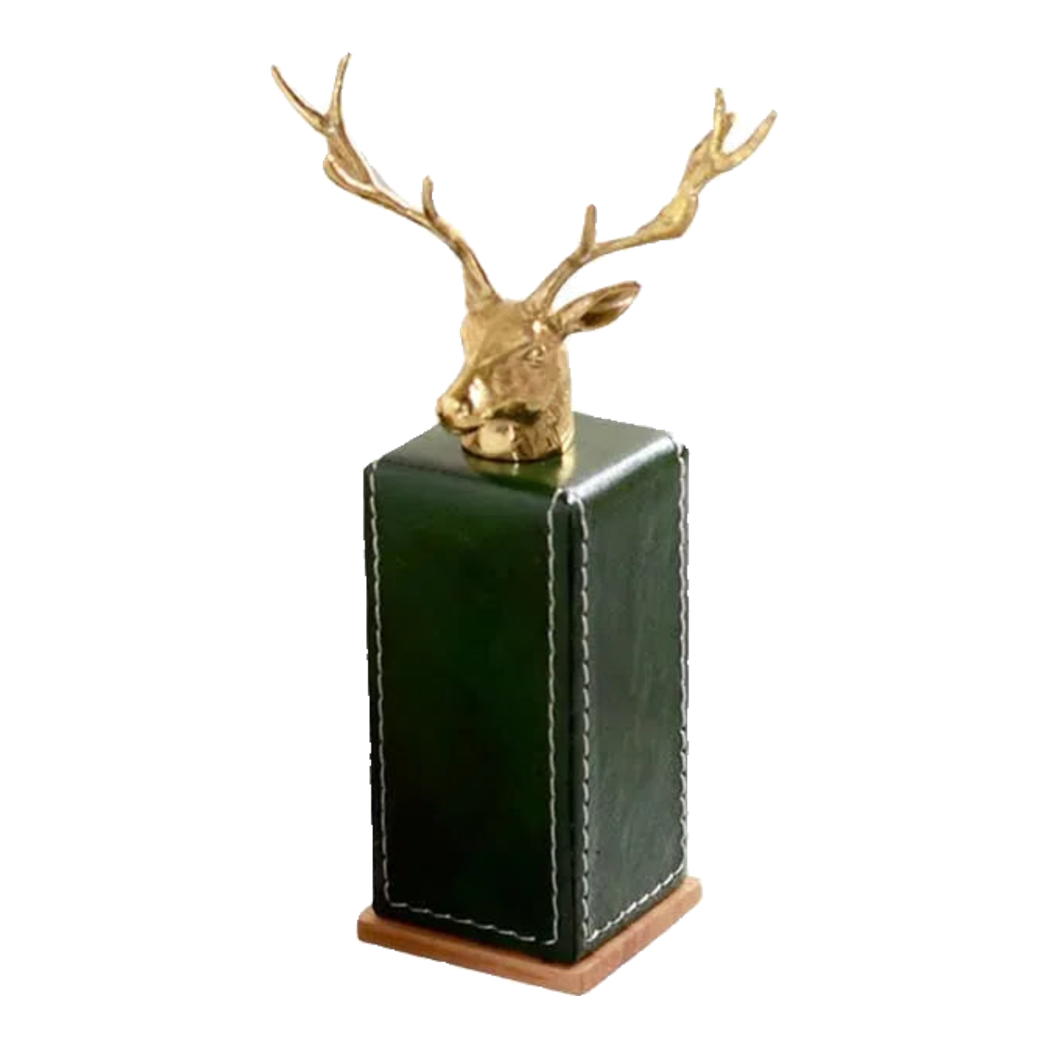 Maison Couture - Lọ Tăm Oakwood Lux Leather - Vert  Alley