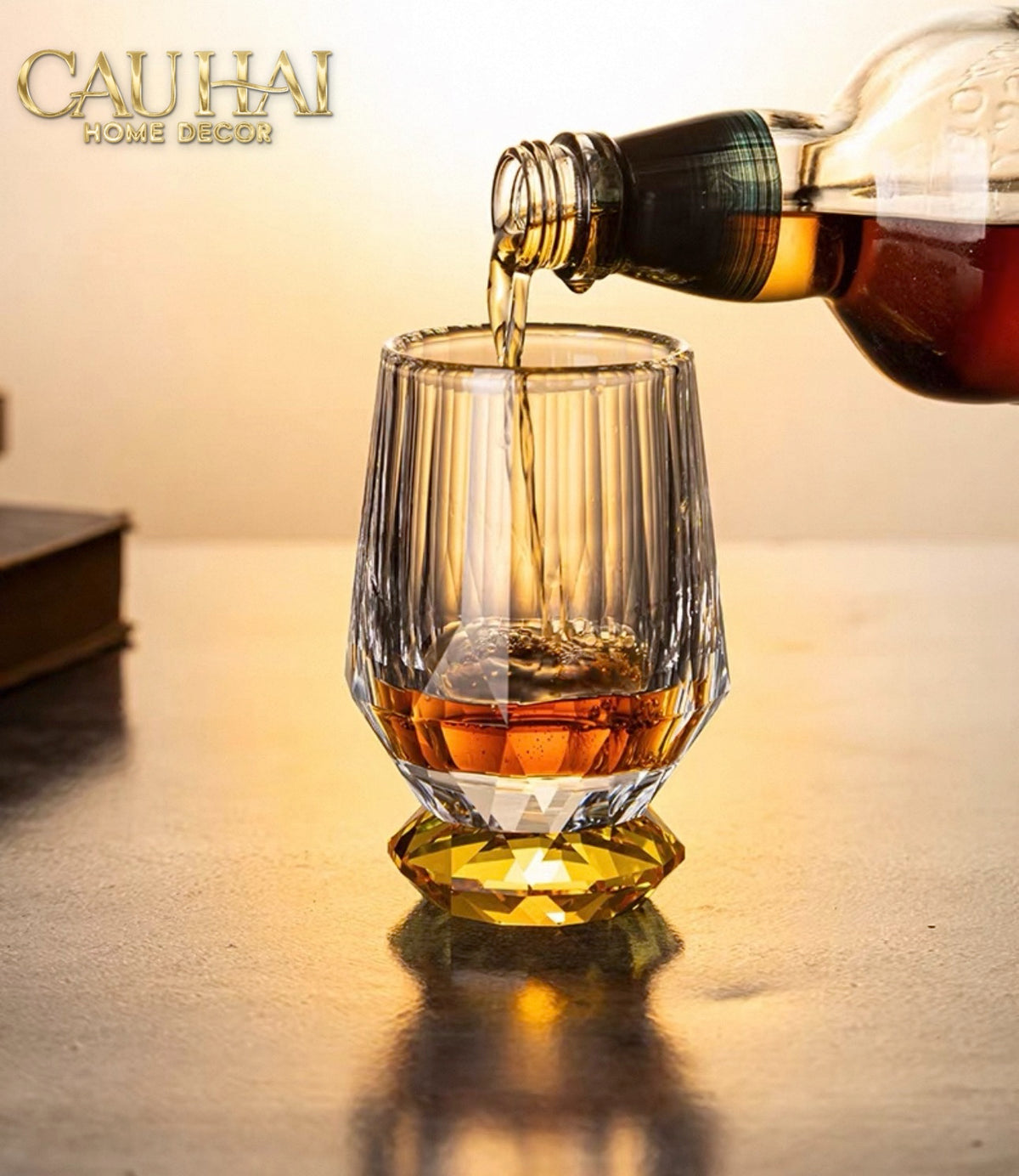 Maison Couture - Ly Pha Lê Cristalleries Cyan Glasses-LY PHA LÊ-CẬU HAI HOME DECOR-CẬU HAI HOME DECOR