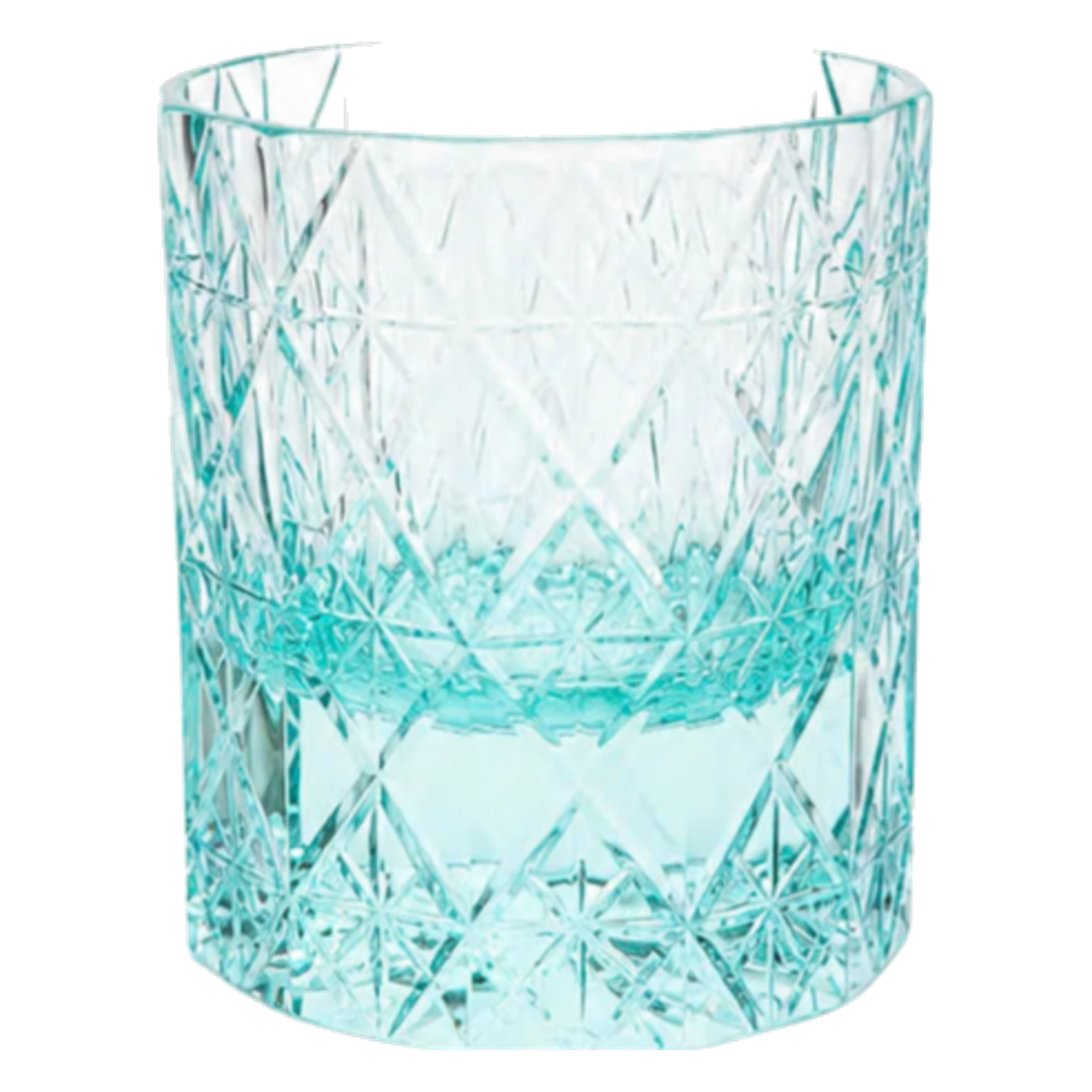 Maison Couture - Ly Pha Lê Cristalleries Cyan Glasses...