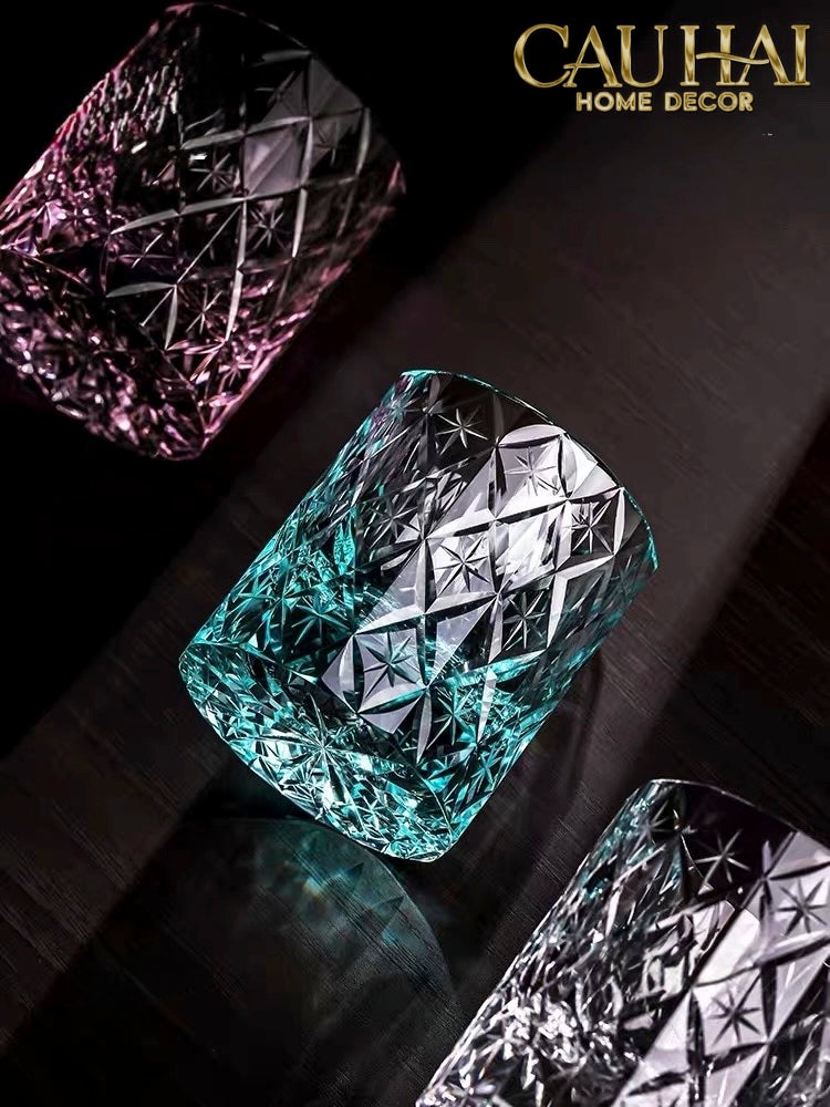 Maison Couture - Ly Pha Lê Cristalleries Cyan Glasses...-LY PHA LÊ-CẬU HAI HOME DECOR-CẬU HAI HOME DECOR