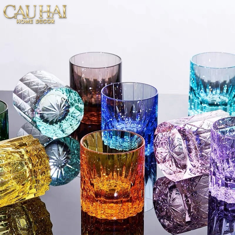 Maison Couture - Ly Pha Lê Cristalleries Cyan Glasses...-LY PHA LÊ-CẬU HAI HOME DECOR-CẬU HAI HOME DECOR