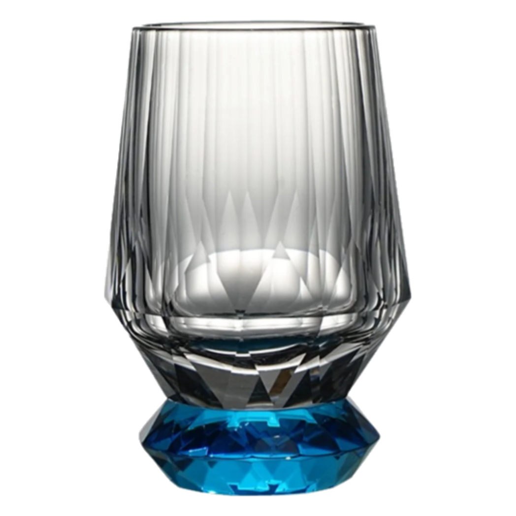 Maison Couture - Ly Pha Lê Cristalleries Facet Sapphire Glasses