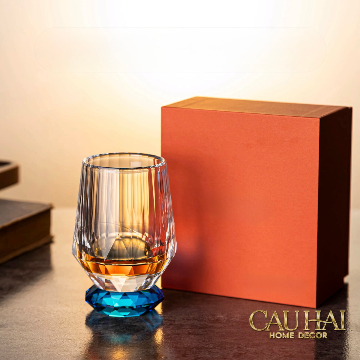 Maison Couture - Ly Pha Lê Cristalleries Facet Sapphire Glasses-LY PHA LÊ-CẬU HAI HOME DECOR-CẬU HAI HOME DECOR