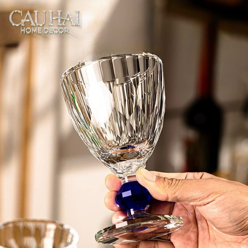 Maison Couture - Ly Pha Lê Cristalleries Goblet Burgundy Glasses 270ml