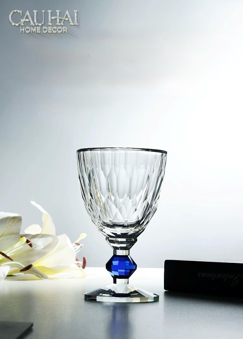 Maison Couture - Ly Pha Lê Cristalleries Goblet Burgundy Glasses 270ml