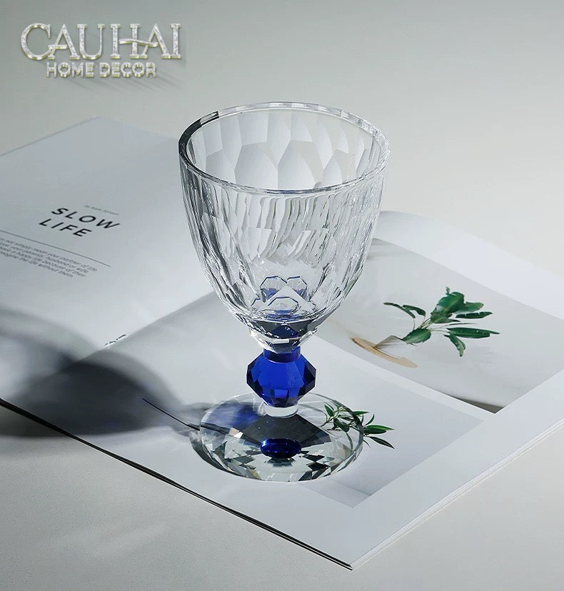 Maison Couture - Ly Pha Lê Cristalleries Goblet Burgundy Glasses 270ml