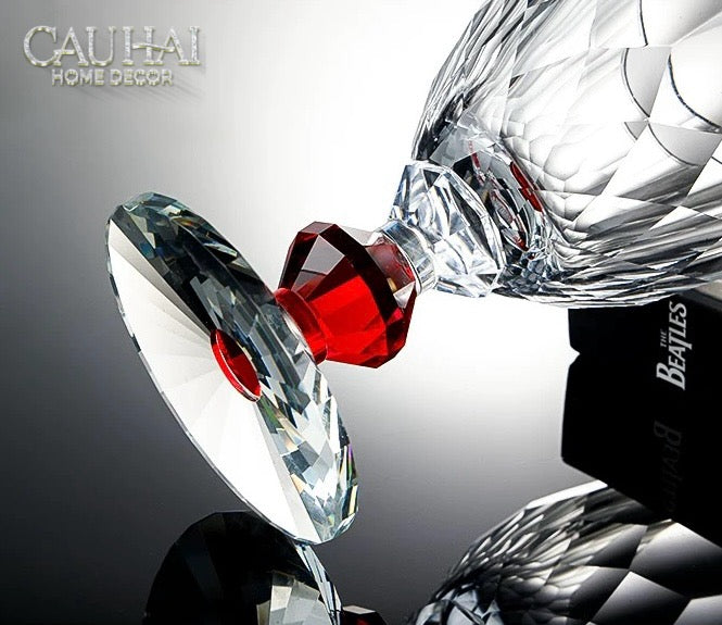 Maison Couture - Ly Pha Lê Cristalleries Goblet Burgundy Glasses 270ml