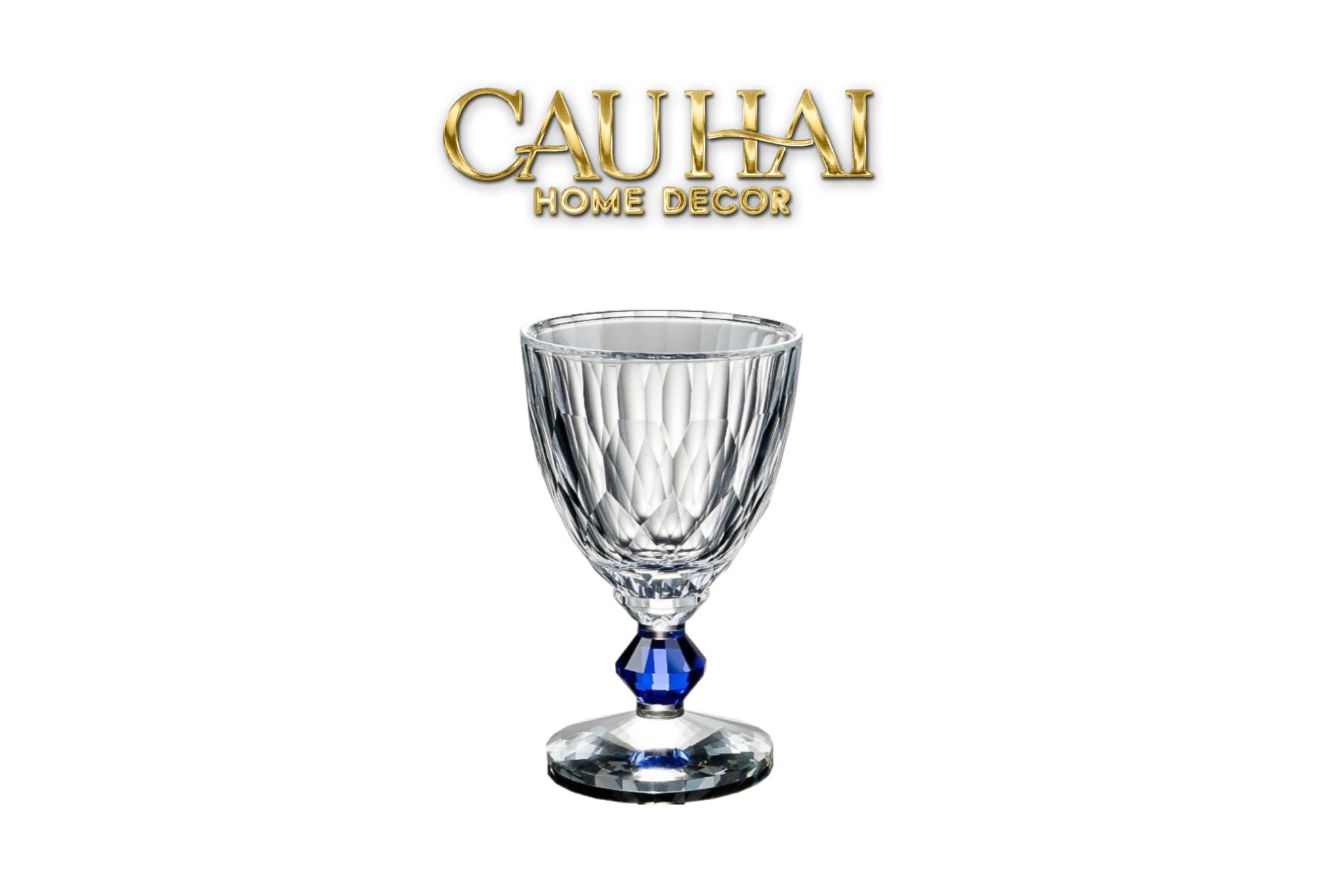 Maison Couture - Ly Pha Lê Cristalleries Goblet Burgundy Glasses 270ml