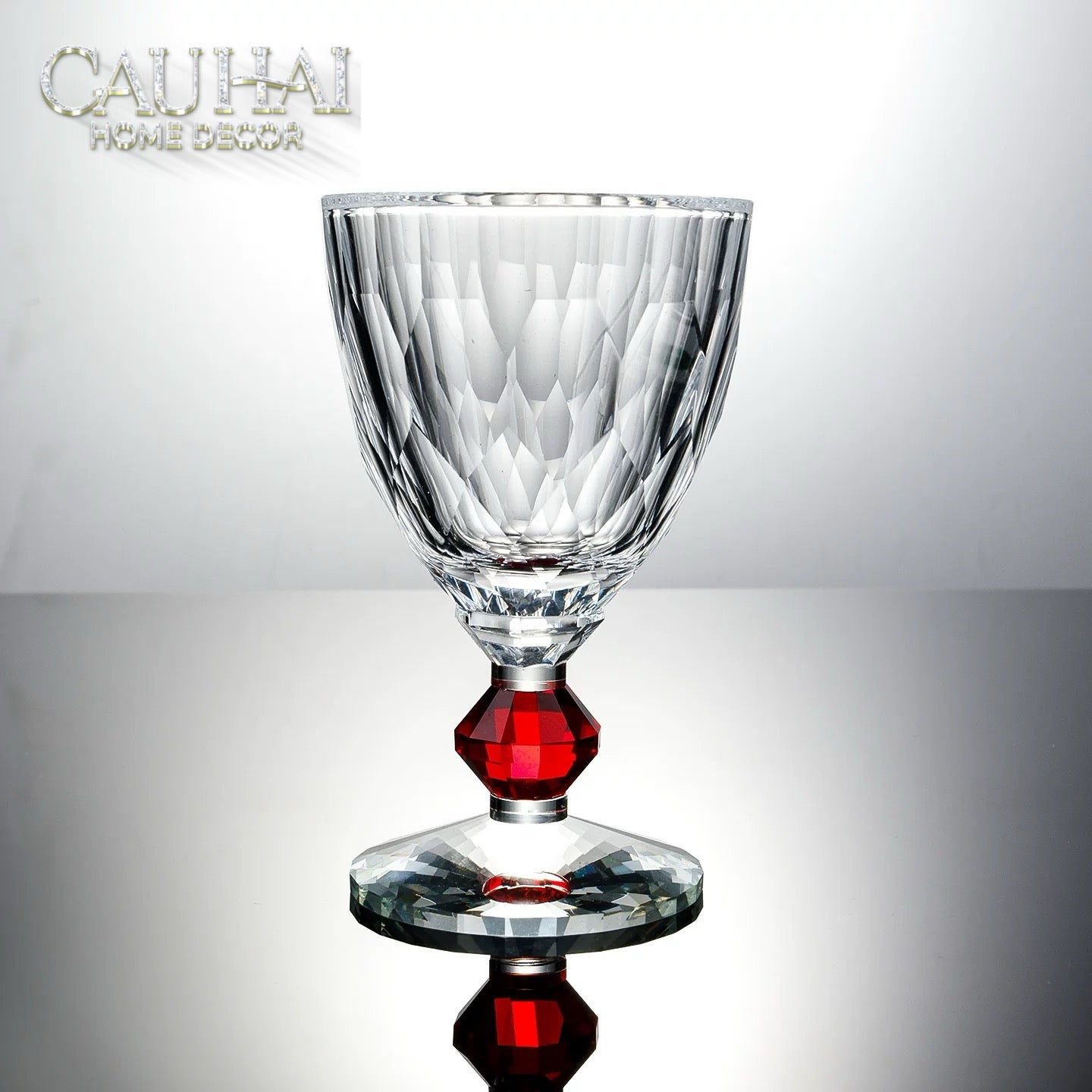 Maison Couture - Ly Pha Lê Cristalleries Goblet Burgundy Glasses 270ml